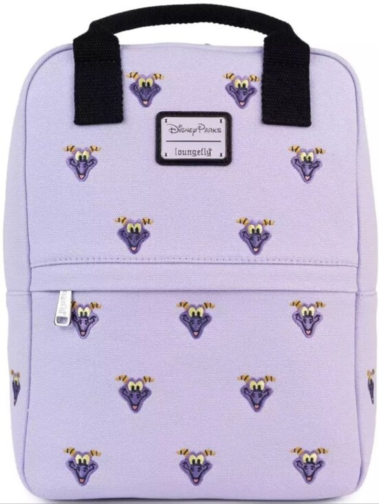 Loungefly Disney Parks Figment Faces Canvas Backpack NWT